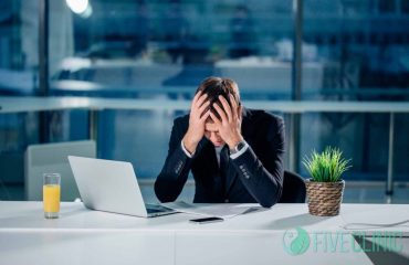 stressed businessman